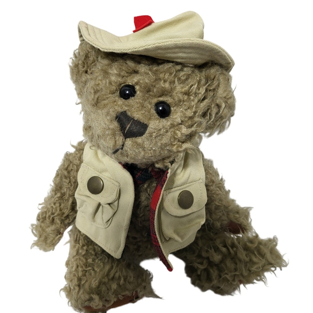 Pickford Bears Tanner The Brass Button Collectibles‎ Teddy Bear Safari Vest Hat